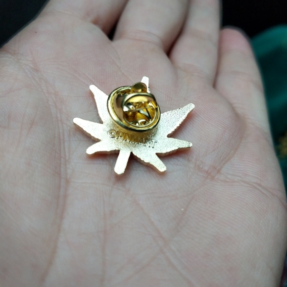 Cute "autumn" leaf lapel pin 😜 - Picture 6 of 6
